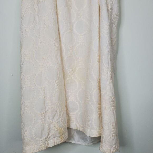 Charlotte Russe Ivory White Babydoll Spaghetti Strap Mini Sundress Size Medium - Picture 7 of 11